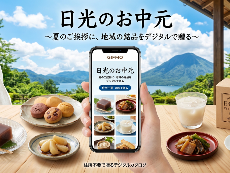 日光のお中元 〜夏のご挨拶に、地域の銘品をデジタルで贈る〜