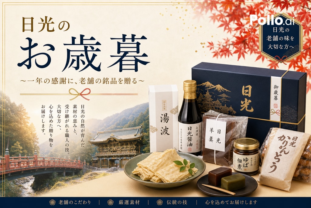 日光のお歳暮 〜一年の感謝に、老舗の銘品を贈る〜